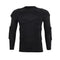 Topeter Men’s Protective Gear Chest Rib Shoulder Back Guards Sports Shock Rash Guard Compression Padded Shirt for Baseball Football Soccer Rugby Volleyball Bicycle XXL Black