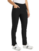 WILLIT Women's Golf Pants Stretch Casual Pull on Pants Quick Dry Hiking Pants Tummy Control Black M