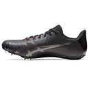 ASICS Unisex Hypersprint 8 Track & Field Shoes, Black/Gunmetal, 9 Wide Women/7.5 Men