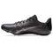 ASICS Unisex Hypersprint 8 Track & Field Shoes, Black/Gunmetal, 9 Wide Women/7.5 Men