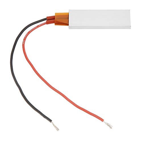 PTC Heating Element, 12V Aluminum PTC Heating Plate 70℃- 220℃ DC Ceramic Heater Circuit Thermostat Heater Plate Ceramic Thermostatic for Water Boiler (12V 70℃)