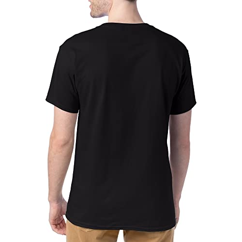 Hanes Men's Comfortsoft T-shirt (pack Of 4), black, 4XL