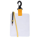 Diving Writing Board, Dive Slate Shower Whiteboard Underwater with Clip and Pencil for Water Sports Diving Swimming Portable with Clip and Graphite Pencil