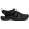 KEEN Male Newport H2 Triple Black Size 8 US Sandal