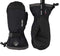 Hestra Ski Mittens for Kids: Waterproof C-Zone Cold Weather Winter Gloves, Black/Graphite, 7