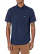 Lacoste Men's Regular Fit Cotton Shirt, Marine/Marine, Small