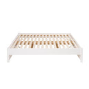 WBSQ-1302-2K Select 4-Post Platform Bed - White