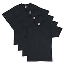 Hanes Men's Comfortsoft T-shirt (pack Of 4), black, 4XL