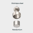 12PCS Mini Fridge Magnets Neodymium Magnet, Pushpin N52 Magnets for Noticeboard Fridge Pinboard Magnetic Board - 12 x 16mm