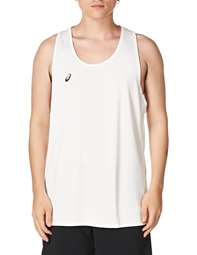 ASICS Men's Rival II Singlet, White, XX-Large