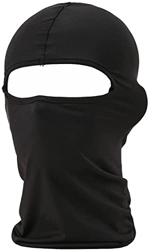 Nomel Balaclava Lycra Fabrics Ski Face Mask Tactical Motorcycle Cycling Bike Bandana Hiking Skateboard Balaclava Black