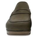 Dansko Women's Bel Mule - Comfort Loafer, Green Oiled, 6.5-7