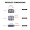 Fire-Maple Feast Heat Exchanger Set | Compact Camping Cookware Kit | Nested Design | Contain with a Pot, Kettle and Non-Stick Frypan | Ideal for Fishing, Picnic and Camp use