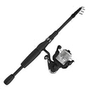 Zebco 33 Telescopic Spinning Reel and Fishing Rod Combo, Convenient Telescoping Rod with a Pro-Style Handle Grip and Quickset Anti-Reverse Fishing Reel, Multi, One Size (33SP605MTELA.FB4)