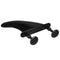 3pcs Soft Surfboard Fins with Screws 4.5 Inch Surf Fins for Soft Surfboard Longboard Surfing Accessories Black