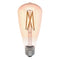 Laser WiFi Smart E27 ST64 LED Filament Bulb Amber Google Alexa Dimmable