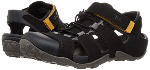 Teva Men’s Flintwood Sport Sandal, Black, US 11