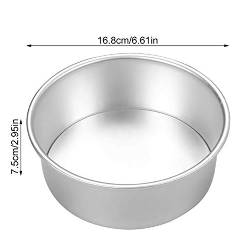 4/5/6/8 Inch Cake Mould Round DIY Cakes Pastry Mould Baking Tin Pan Reusable AU (6")