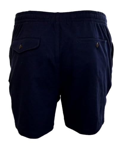 POLO RALPH LAUREN Men's Mesh Pony Logo Athletic Shorts, Newport Navy, Large