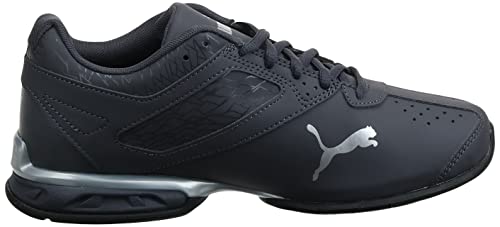 PUMA Men's Tazon 6 Fracture FM Cross-Trainer Shoe, Periscope/Silver, US 13