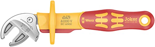 Wera 6004 Joker 1 VDE-Insulated Self-Setting Open-End Spanner 4 Piece Set