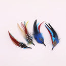 ECSiNG 12Pcs Hat Feathers Real Feather Decorative Feather Natural Feather DIY Accessories for DIY Making Crafts Clothing Decoration