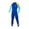 ZCCO Kids Wetsuit,2.5mm Neoprene Thermal Swimsuit, Youth Boy's and Girl's One Piece Wet Suits Warmth Long Sleeve Swimsuit for Diving,Swimming,Surfing etc Water Sports (Bright Blue, S)