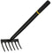 Garden Hand Rake - Metal Garden Cultivator Tools Small Rake