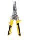 Zeluga ZL242 6in. Straight Jaw Sheet Metal Hand Seamer, Sheet Metal Bender Tools for Flattening Metal, Yellow/Black