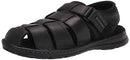 Rockport Men's Darwyn Fishermen Fisherman Sandal, Black Lea Ii, 14 Wide