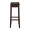 (brown) - Linon Claridge Patches Bar Stool, 80cm , Brown