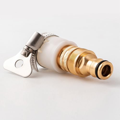 DACUAN Hose Faucet Connector, 2pcs Faucet Connector Sink Accessories Faucet Quick Connector Quick Connect for Hose Adapter Basin Adaptador Universal