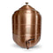 100% Pure Copper water Dispenser Storage Tank Pot, Stainless Steel Faucet spigot and Lid included, Healthy Organic Water Yoga Meditation 3.17 Gallon (12 Liters)