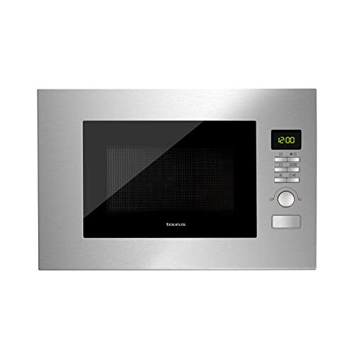 TAURUS Fastwave 20 L Microwave 20 L 700 W 6 Power Levels without Grill, Defrost Function, Self-Cleaning, White & Clean Coating, Timer 30 Minutes, FastWavem Technology, White