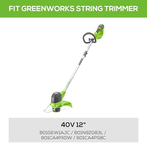 Greenworks 0.065" Dual Line Replacement String Trimmer Line Spool, 3 Count (Pack of 1)