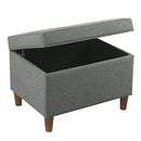 HomePop 24" Storage Ottoman, Gray (K7732-F2281-V), Large