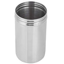 304 Stainless Steel Sealed Food Storage Jar Portable Tea Coffee Beans Container Easy for Travel Outdoor and Camping(L)