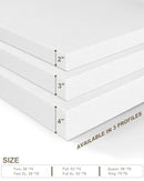 Zenzy 2" Twin Memory Foam Mattress Topper, [Removable] [Washable] Cover and [Adjustable] Straps, CertiPUR-US Certified Twin Mattress Topper, Soft and Breathable for Pain Relief- White
