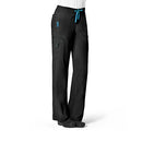 Carhartt Women's Petite Cross-Flex Utility Scrub Pant, Black, X-Small