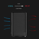 Bitzong Energy Efficient Portable Office & Home Electric Ceramic Heater 240V SAA Approved Black