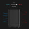 Bitzong Energy Efficient Portable Office & Home Electric Ceramic Heater 240V SAA Approved Black