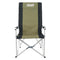 Coleman Swagger Aluminium Sling Chair | Outdoor Camping Chair, Lightweight Aluminium Design, Compactly Folds for Easy Transport, with Shoulder Strap Black/Green