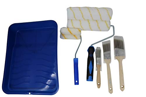 Pro Grade Paint Roller Cover Set,Wall Painting Roller Naps for Professional or Home Owners with All Paints and Stains. Paint Roller Covers are for House or Commercial Use. (10 Piece Set)