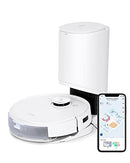 ECOVACS DEEBOT T9+ Robot Vacuum and Mop Combo with Auto-Empty Station, Precision Laser Mapping, 3D Maps, Oscillating Mopping, 3000Pa Suction, Hands-Free Cleaning for Up to 60 days, Air Freshener,White