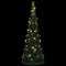 vidaXL Pop-up String Artificial Christmas Tree with LED Indoor Outdoor Home Garden Holiday Ornament Festival Xmas Decoration Green 180cm