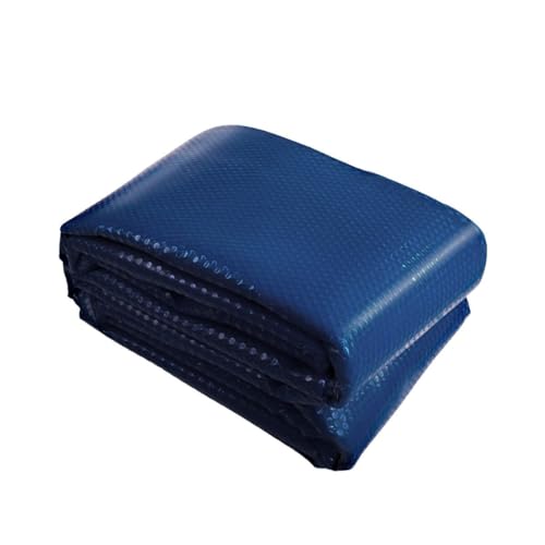 Solar Swimming Pool Cover 500 Micron Bubble Blanket Cover Outdoor Garden 8.5mx4.2m Blue Black