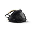 Philips Perfect Care 8000 Series PSG8130/80 Steam Generator - DynamiQ sensor 2.0 for optimal steam performance, 2700 W, Optimal TEMP, 8.5 bar steam pressure, 700 g/min steam output, black/gold