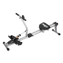 Centra Hydraulic Rowing Machine with Dual Slide Rail,12 Resistance Levels,3 Inclines,Custom Widened Foot Pedals for Full Body Exercise Cardio Workout and Home Use,120kg Capacity