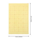 Healifty 150 Sheets Chinese Calligraphy Paper Ink Writing Grid Rice Paper for Chinese Calligraphy Brush Writing Sumi Set