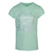 Hurley Girls' Graphic T-Shirt, Mint Foam/Foil, Medium